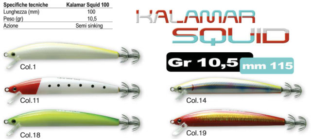 Olympus Kalamar Squid 100 mm. 100 colore 18